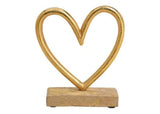 CUORE DORATO TRE MISURE