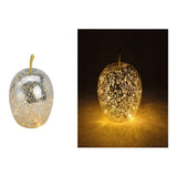 NATALE 23 - MELA ARGENTO CON LED