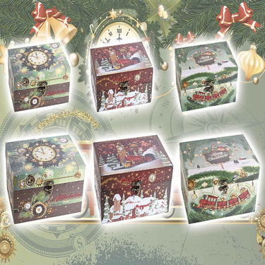 OUTLET NATALE - 20% SCATOLA IN LEGNO "XMAS TIME"